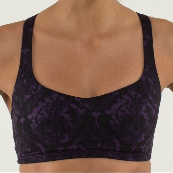 lululemon athletica Other - Lululemon Free to Be Bra Black Purple